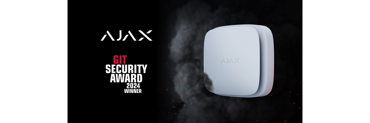 AJAX FireProtect 2 gewinnt den renommierten GIT Security Award 2024! - AJAX FireProtect 2 gewinnt den renommierten GIT Security Award 2024!