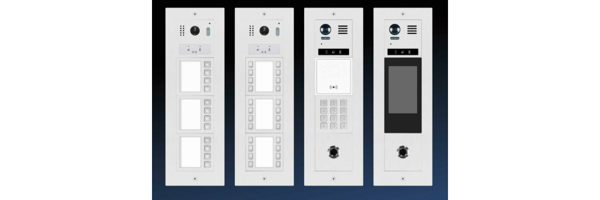 Auf- oder Unterputzrahmen 4-fach für DH821 / DT821 | 4x1 Modulrahmen - Auf- oder Unterputzrahmen 4-fach für DH821 / DT821 | 4x1 Modulrahmen