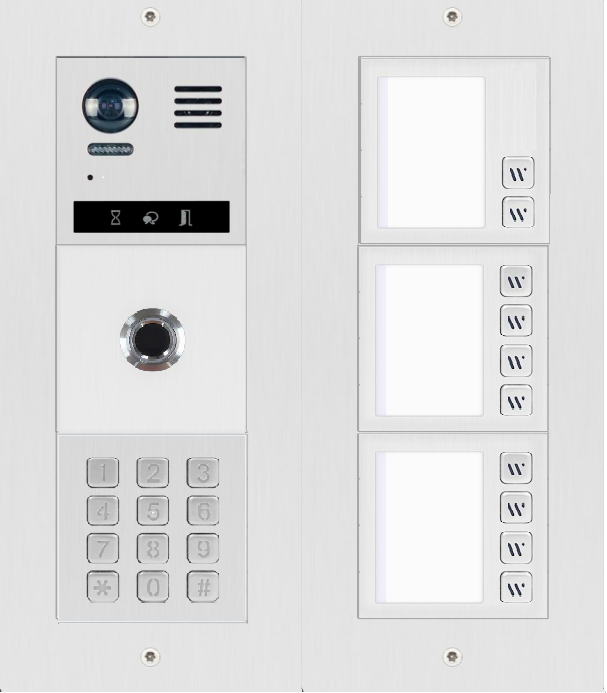 DT821 Sprechanlage mit Display und Fingerprint