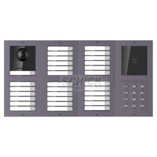 2 Draht IP Video Türklingel  HIKVISION 2 Megapixel 31 x  Klingeltaste / ID /KP/UP /2er
