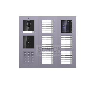 2 Draht IP Video Türklingel  HIKVISION 2 Megapixel 31 x  Klingeltaste /KP /I /TFT /UP /3er
