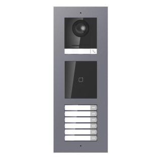 2 Draht IP Unterputz Video Türklingel  HIKVISION 2 Megapixel 7 x Klingeltasten/ID