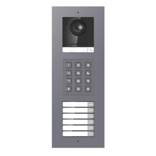 2 Draht IP Video Türklingel  HIKVISION 2 Megapixel 7 x Klingeltasten/Keypad Unterputz