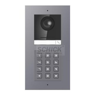 2 Draht IP Video Türklingel  HIKVISION 2 Megapixel 1x Klingeltaste /KP Unterputz