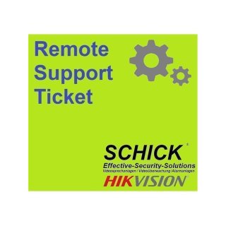 Einrichtungsservice Remote Support Ticket  für 2 Draht IP & LAN IP Sprechanlage /Videoüberwachung HIKVISION