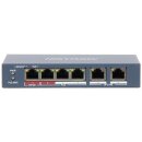 DS-3E0106HP-E Hikvision Long-range Poe Switch 4-port 100...