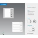 DT821 Video Türsprechanlage 5x Klingeltaste mit Dot-Matrix display Modul  f. Aktionsanzeigen und RFID Karten Türöffner