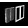 DT821 Video Türsprechanlage 5x Klingeltaste mit Dot-Matrix display Modul  f. Aktionsanzeigen und RFID Karten Türöffner