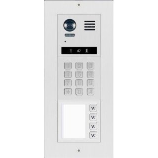 DT821 Video Türsprechanlage 4x Klingeltaste   Mechanical Keypad Modul für Türöffner und Wohnungsanwahl