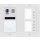 DT821 Video Türsprechanlage 7x Klingeltaste mit Dot-Matrix display Modul  f. Aktionsanzeigen und RFID Karten Türöffner