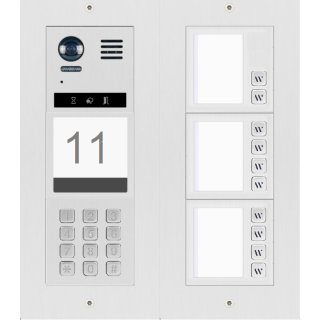 DT821 Video Türsprechanlage 10x Klingeltaste  Mechanical Keypad Modul für Türöffner & Wohnungsanwahl Infomodul