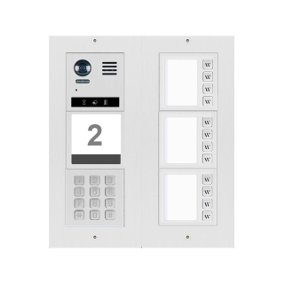 DT821 Video Türsprechanlage 12x Klingeltaste  Mechanical Keypad Modul für Türöffner & Wohnungsanwahl Infomodul