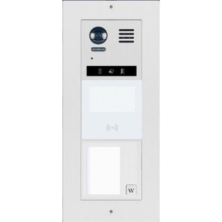 DT821 Video Türsprechanlage 1-Familienhaus  Aufputzmontage inkl Regenschutz Dot-Matrix display Modul mit RFID Kartenleser f. Türöffner