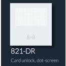 DT821 Video Türsprechanlage mit Aufputzrahmen inkl Regenschutz Edelstahl 4x Lichtsensor Klingeltaste  Dot-Matrix display Modul mit RFID Kartenleser f. Türöffner