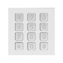 DT821 Video Türsprechanlage mit Aufputzrahmen inkl Regenschutz Edelstahl 7x Lichtsensor Klingeltaste Mechanical Keypad Modul für Türöffner & Wohnungsanwahl / Dot-Matrix Displaymodul  f. Aktionsanzeigen und RFID Karten Türöffner