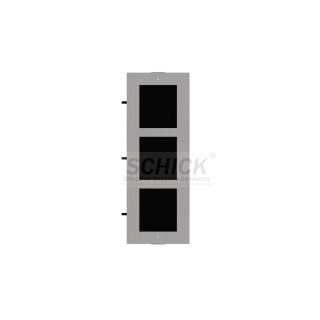 DS-KD-ACF3/S  Front & Unterputz Einbaurahmen 3-fach Steel 304  HIKVISION