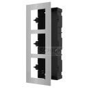 DS-KD-ACF3/S  Front & Unterputz Einbaurahmen 3-fach Steel 304  HIKVISION