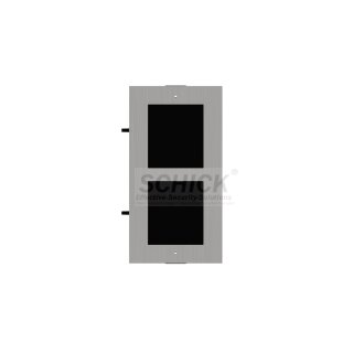 DS-KD-ACF2/S Front & unterputz Einbaurahmen 2-fach Steel 304  HIKVISION