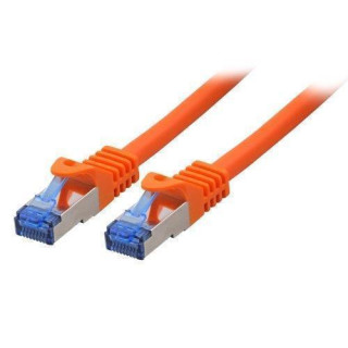 CAT7 Patchkabel orange Netzwerkkabel Ethernet Kabel Netzwerk 0,5 Meter