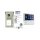 DSB1207/ID/S1 Türsprechanlage mit RFID Türöffner 1x Klingeltaste Aufputz Einfamilienhaus Türsprechanlage mit MB871 Sprechstelle kapazitiver  Touch 7"