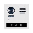 DT821 Video Türsprechanlage Unterputz Doppelrahmen für 4 Module  Edelstahl 12 Tasten