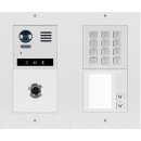DT821/FP/MK/S1-4 F Video Türsprechanlage 2-Familienhaus  Mechanical Keypad Modul und Fingerprint für Türöffner Unterputzmontage 2 Tasten