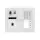DT821/FP/MK/S1-4 S Video Türsprechanlage Mechanical Keypad Modul und Fingerprint für Türöffner Regenschutz Aufputz 4Tasten
