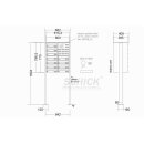 370860-LA leabox - Briefkasten 300x110x385, DIN EN 13724,...