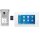 Aufputz Video Türsprechanlage mit APP & WiFi DSB1207/ID/S1 170° 2Mpx  + RFID-Türöffner  + WBM870 IPS BUS WIFI Sprechanlagen Monitor mit Bild/  7" Touch