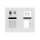 DT821 Video Türsprechanlage 3-Familienhaus  Mechanical Keypad & Info Modul beleuchtet