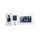 BUS Einfamilienhaus Video Türsprechanlage DSB1201F/KP fe Unterputz mit Keypad Türöffner° + 1x WBM87  WIFI APP Sprechanlagen Monitor