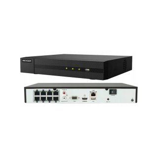 HWN-4108MH-8P S NVR-Recorder für IP-Kameras 8 CH-Video / 8 PoE-Ports