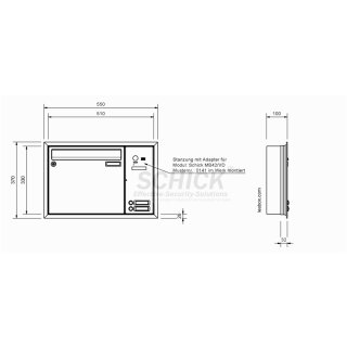 EFH Wandeinbau Grau 9007