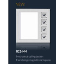 Video Türsprechanlage  Monitor MB837 4,3" Sensortouch &  DT821 Unterputz Video Türsprechanlage 19x Klingeltaste