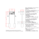 Leabox Briefkasten  mit 4er DSB42 Videosprechanlage grau
