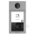 HIKVISION DS-KV8113-WME1(B) Flush Unterputz Villa-Türstation aus Metall mit 1 x Taster