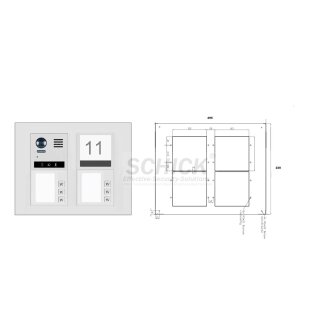 Front 4 Module 240 (h)x 190 (v)