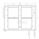 Front 4 Module 240 (h)x 190 (v)