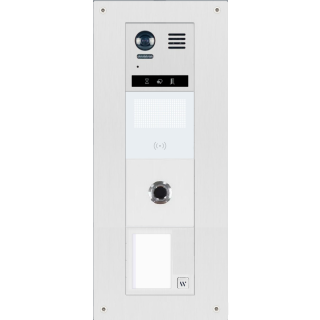 DT821 Video Türsprechanlage 1x Klingeltaste Unterputz  Fingerprint / RFID-Kartenleser Sonderstation