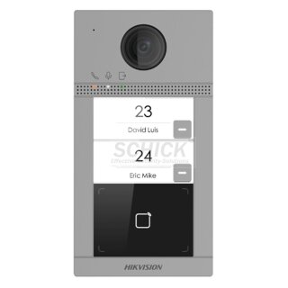 HIKVision DS-KV8213-WME1(C)/Europe BV Aufputz Villa-Türstation aus Metall mit 2 x Taster