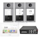 HIKVision DS-KV8213-WME1(C)/Europe BV Aufputz Villa-Türstation aus Metall mit 2 x Taster