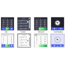 2 Draht IP Video Türklingel Unterputz HIKVISION  Touchscreen Namensliste/ RFID / Code