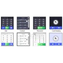 2 Draht IP Video Türklingel Unterputz Steel HIKVISION  Touchscreen Namensliste/ RFID / Code