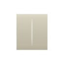 Ajax CenterButton (2-gang) horizontal (Cover) ivory