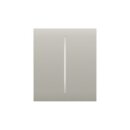 Ajax CenterButton (2-gang) horizontal (Cover) oyster