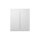 Ajax CenterButton (2-gang) horizontal (Cover) white