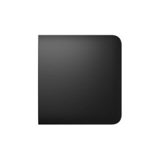 Ajax SideButton (1-gang) horizontal (Cover) black