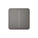 Ajax SoloButton (2-gang) horitzontal grey (Cover)