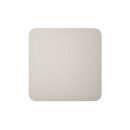 Ajax SoloButton (2-gang) horizontal oyster (Cover)