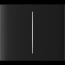 Ajax CenterButton (2-gang) vertical black (Cover)
